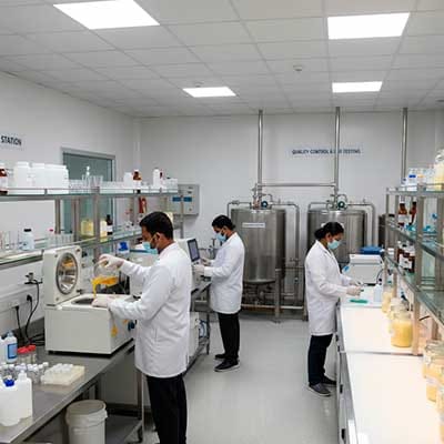 Quality control lab Prabha Dairy